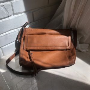 Leather crossbody bag